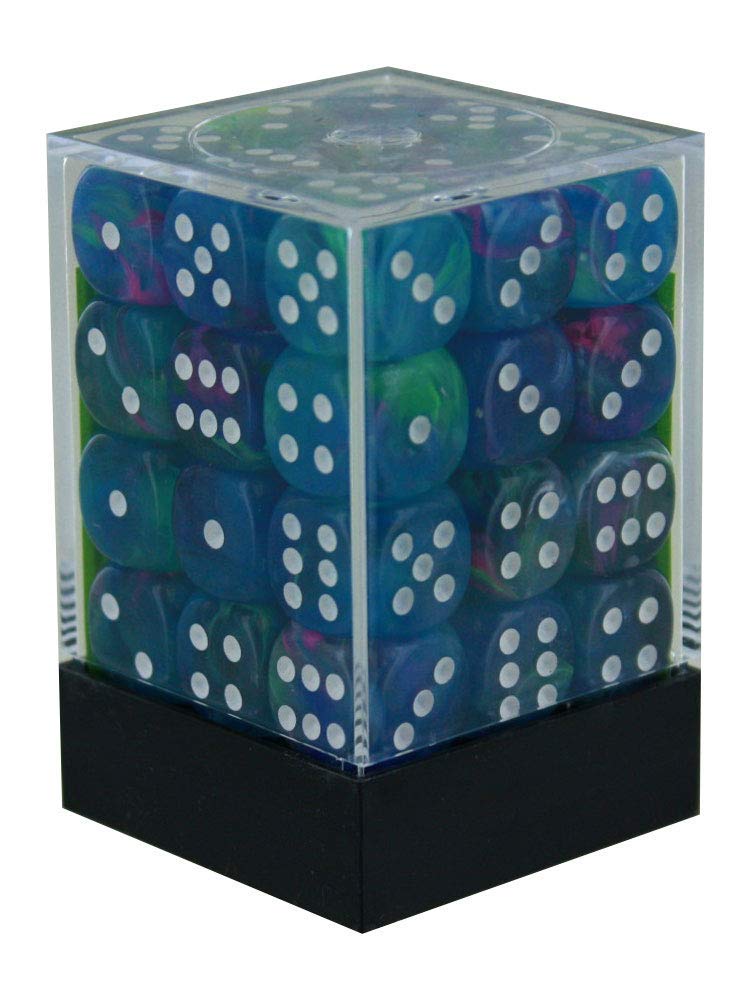 Amazon.com: Chessex Festive Waterlily D6 12mm Dice Set [CHX27946