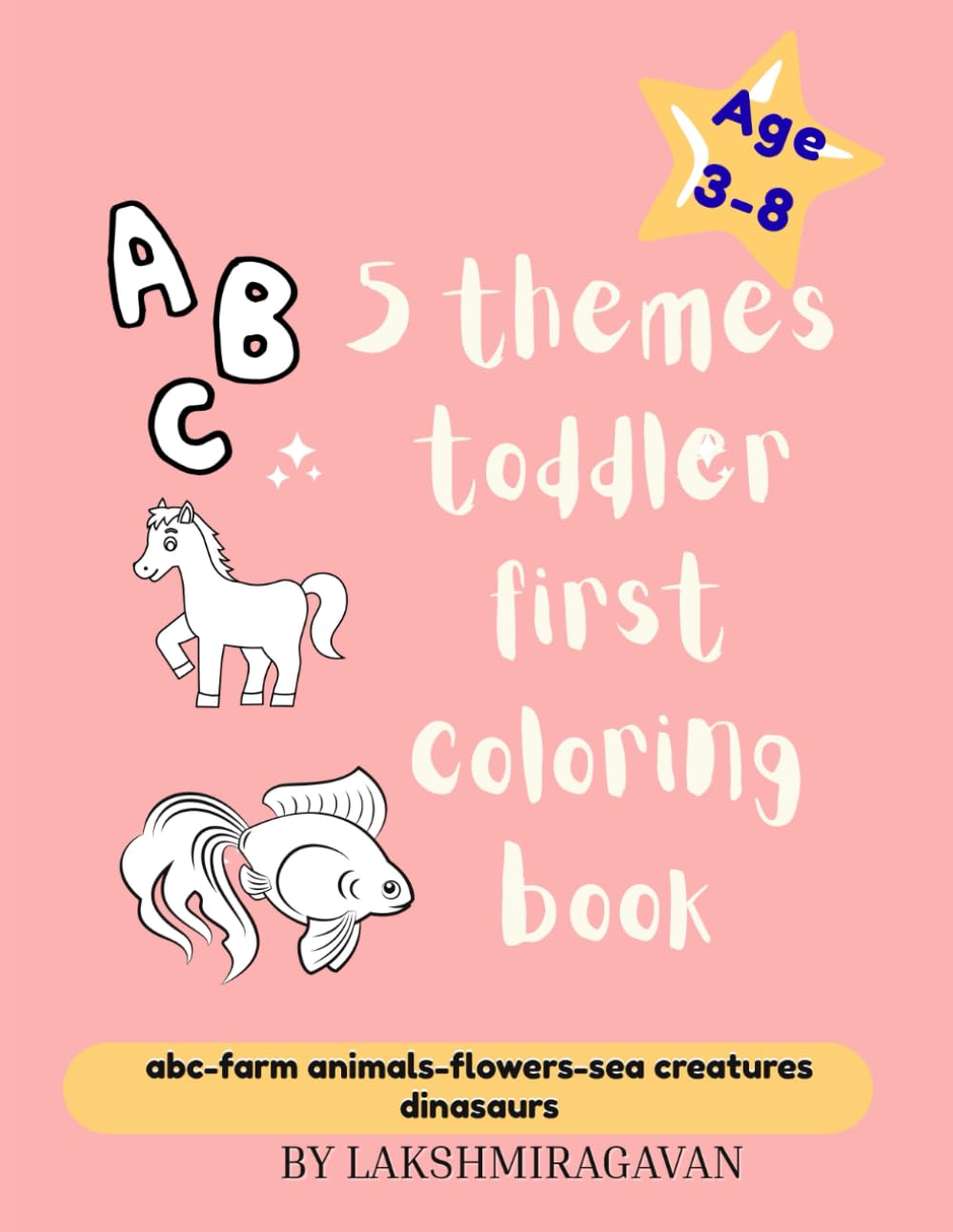 5 themes toddler first Coloring Book