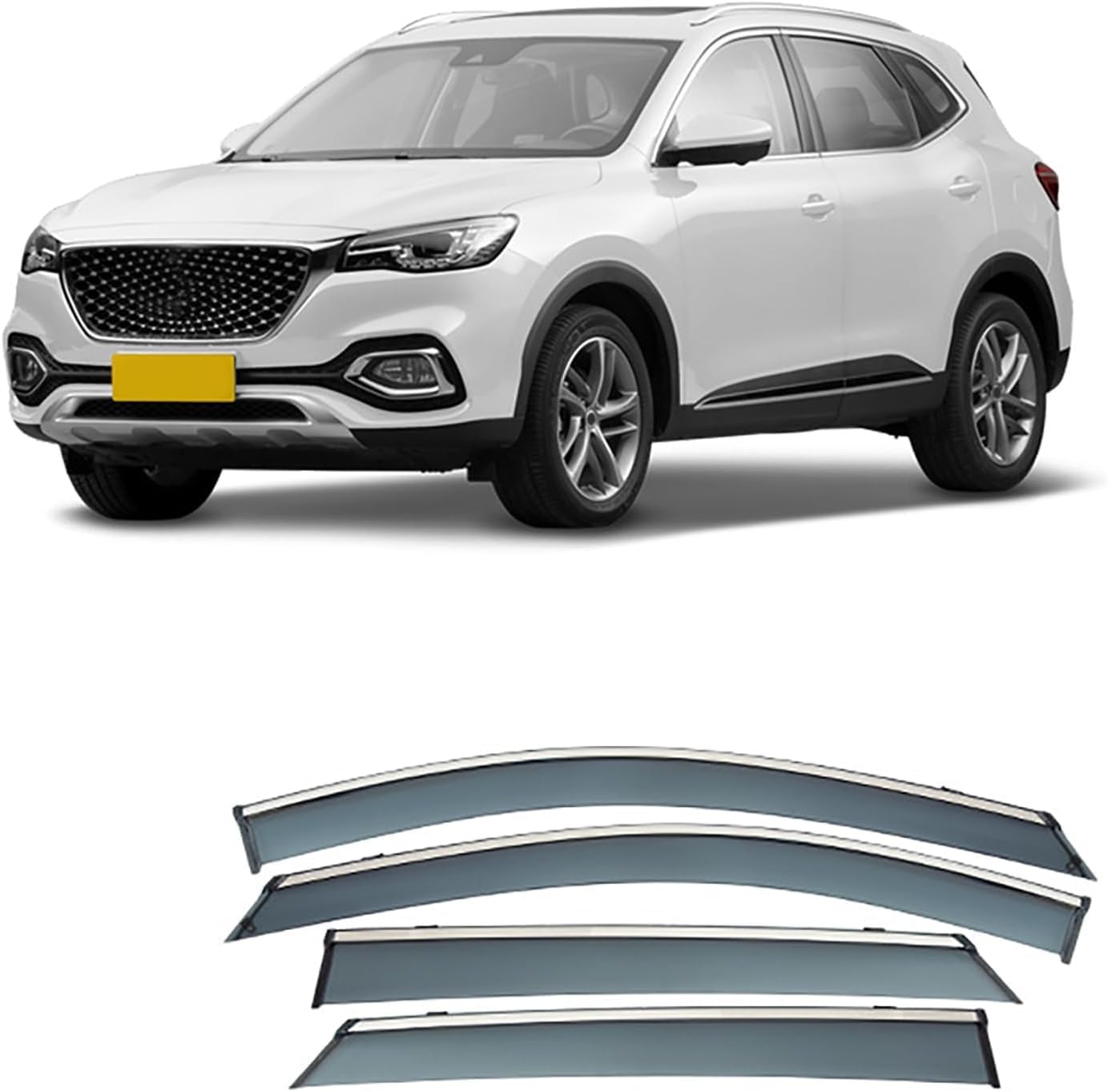 4 Pcs Car Wind Deflectors for MG HS MK1AS23 2018 2019 2020 2021 2022