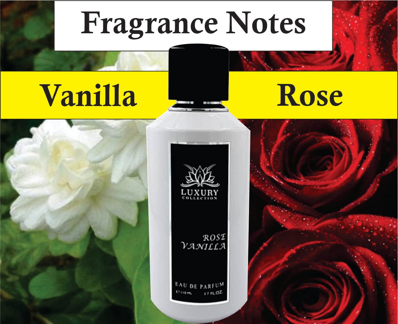 Rose Vanilla Perfume | Rose Vanilla Edp Eau de Parfum for Women | Vanilla  and Rose Fragrance | Roses Vanilla Spray 110ml Women Perfume Made In Dubai  By Sapphire's Choice : Amazon.co.uk: Beauty