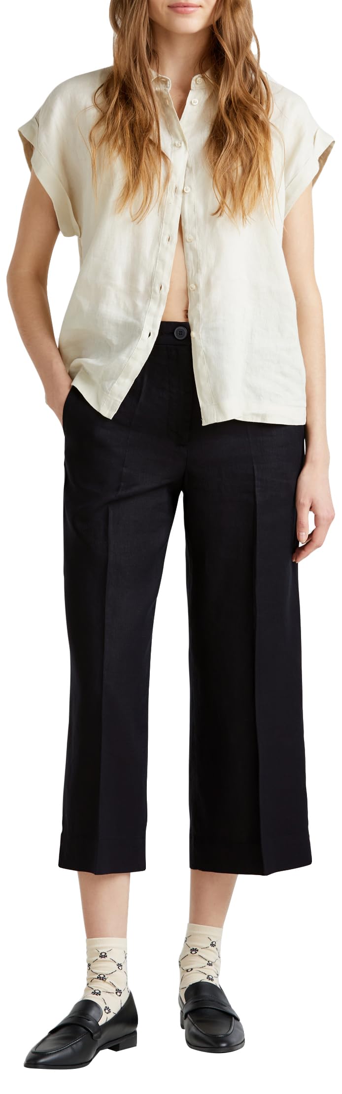 United Colors of Benetton Women's Trousers, Black, 10