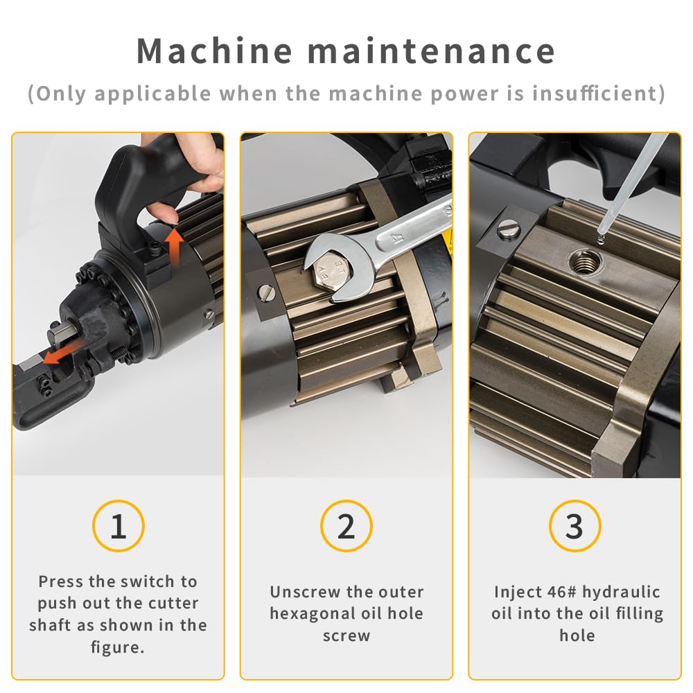 Anbull 900W Electric Rebar Cutter, Cutting up to 5/8 Inch 416mm 5