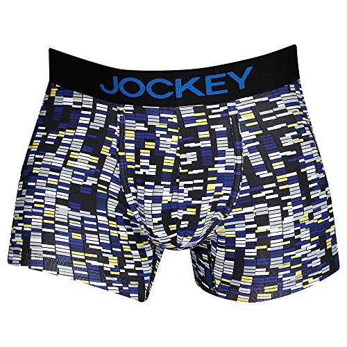 Jockey FP23 Men's Super Combed Cotton Elastane Stretch Printed Trunk with Ultrasoft Waistband