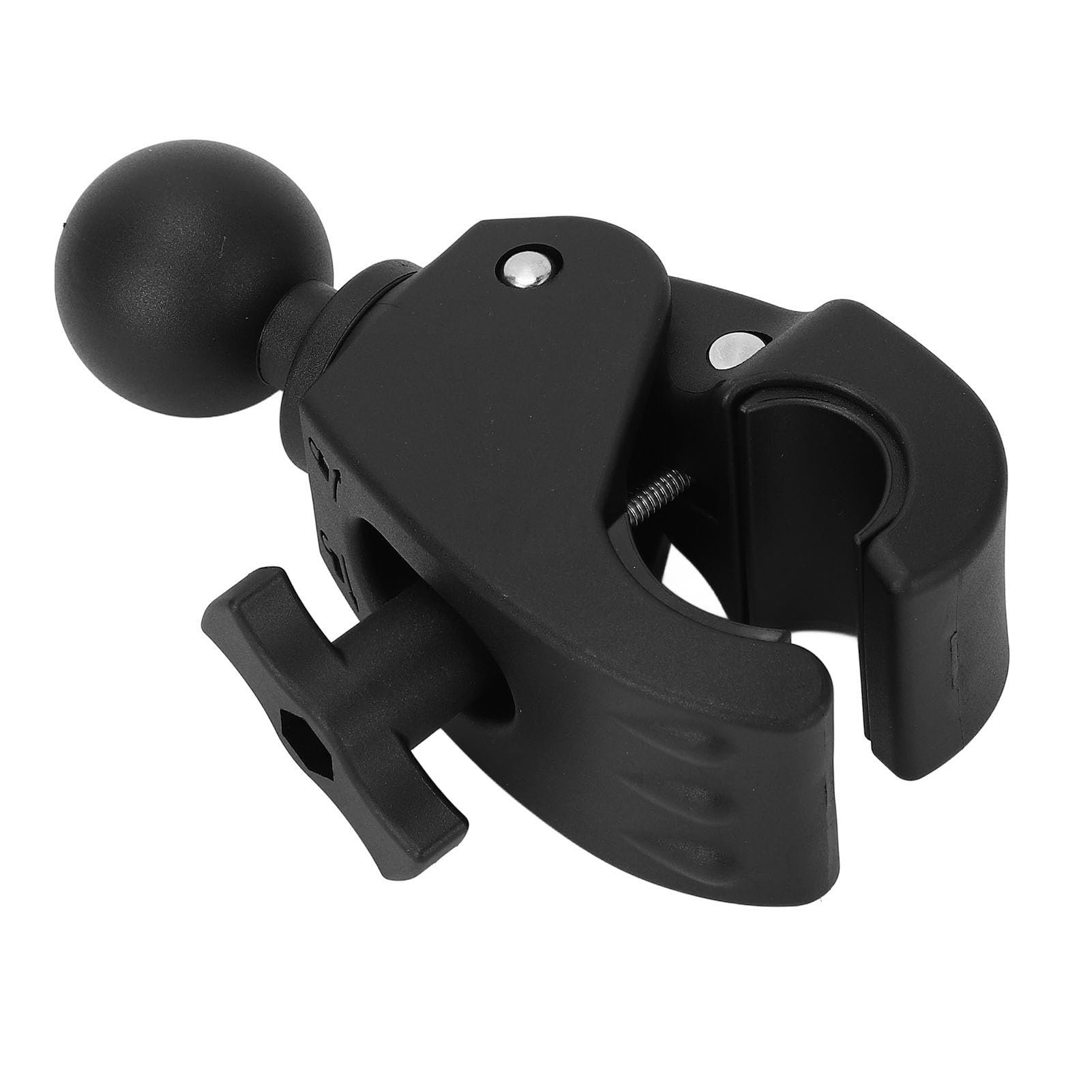 Adapter do mocowania tabletu z głowicą kulową Zacisk szybkiego zwalniania Nie wymaga wiercenia w przypadku 26 szyn o średnicy 53 mm Bezpieczny stojak na aparat telefoniczny do