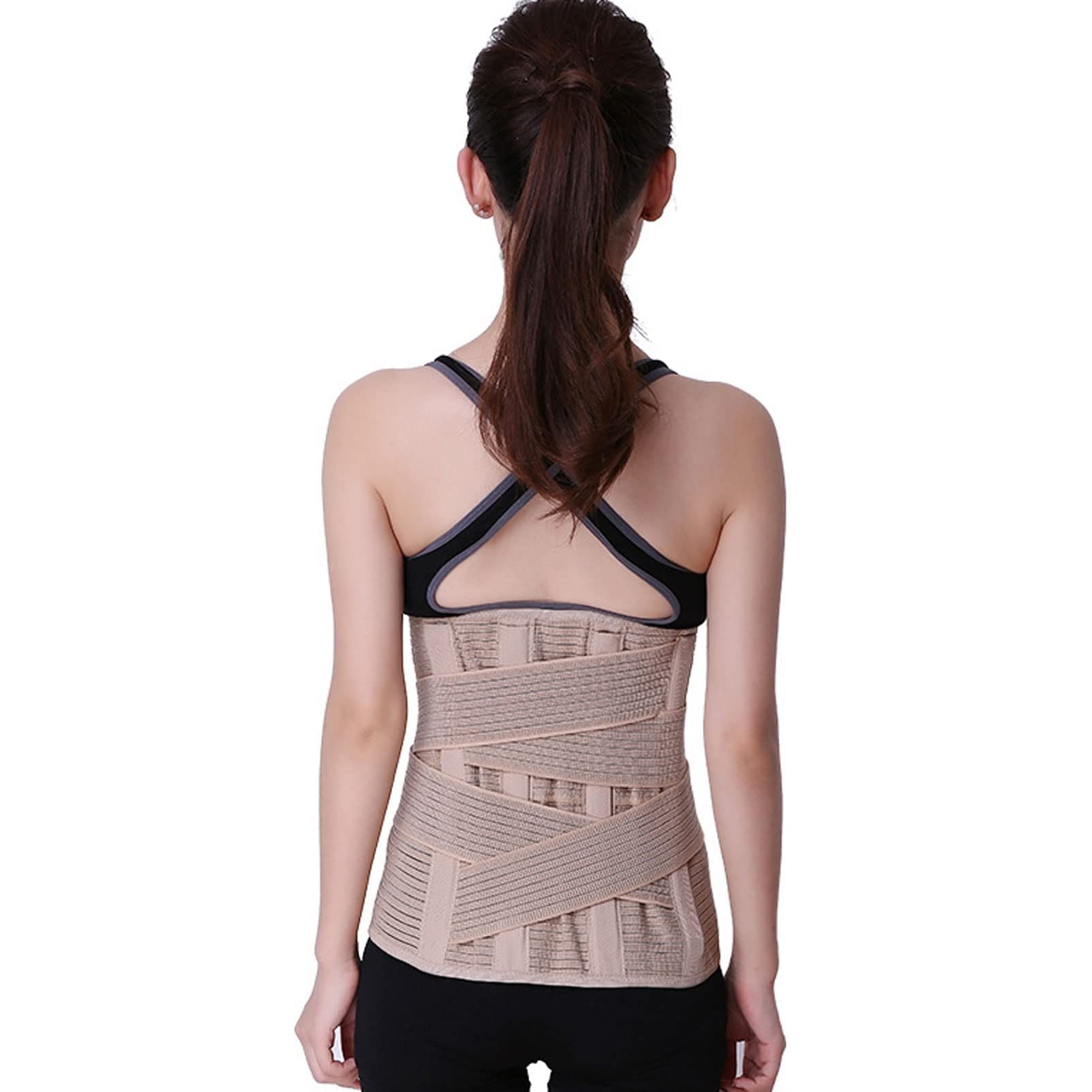 Cinturón ortopédico de Soporte Lumbar para la Espalda, 33 cm de Ancho, para Hombres y Mujeres