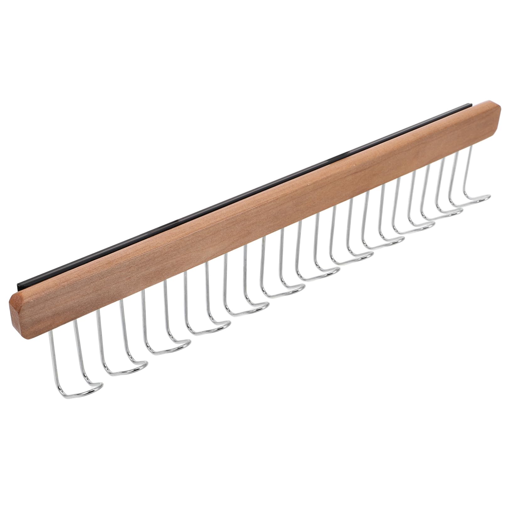 OUNONA Camping Hanger Hook Wooden Coat Rack Bra Organizer Space-Saving Storage