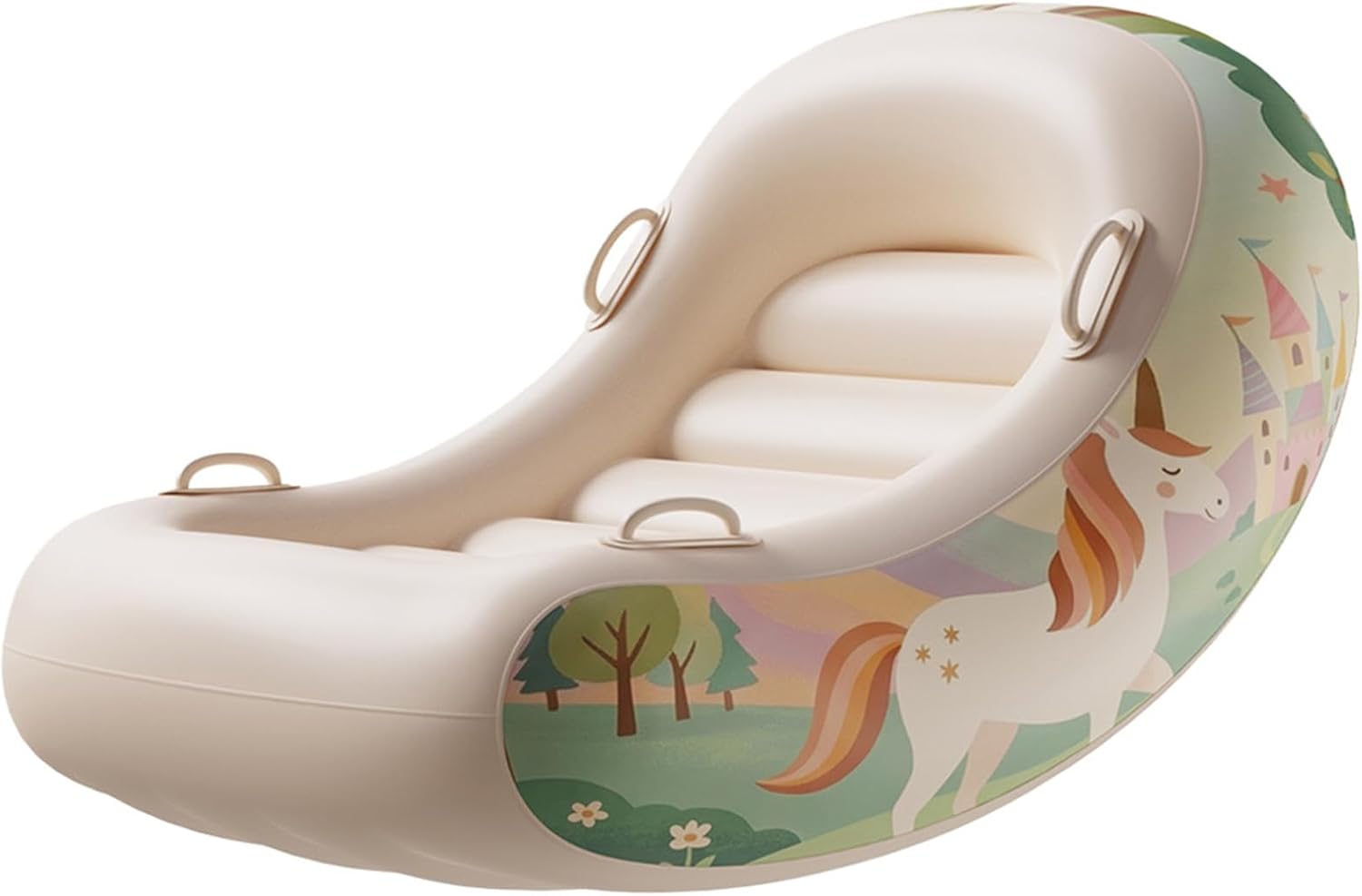 Inflatable Rocking Chair for Kids - Sensory Chair Autism Sensory Products Training, Portable Indoor Air Rocker for Toddlers Age 3+