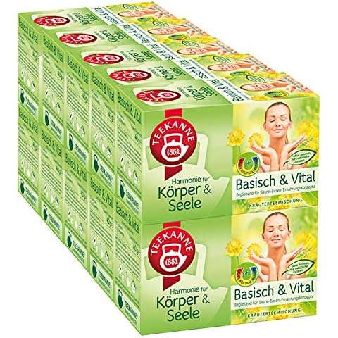 Teekanne Harmonie f?r K?rper & Seele "Basisch & Vital" 10er Pack Cover
