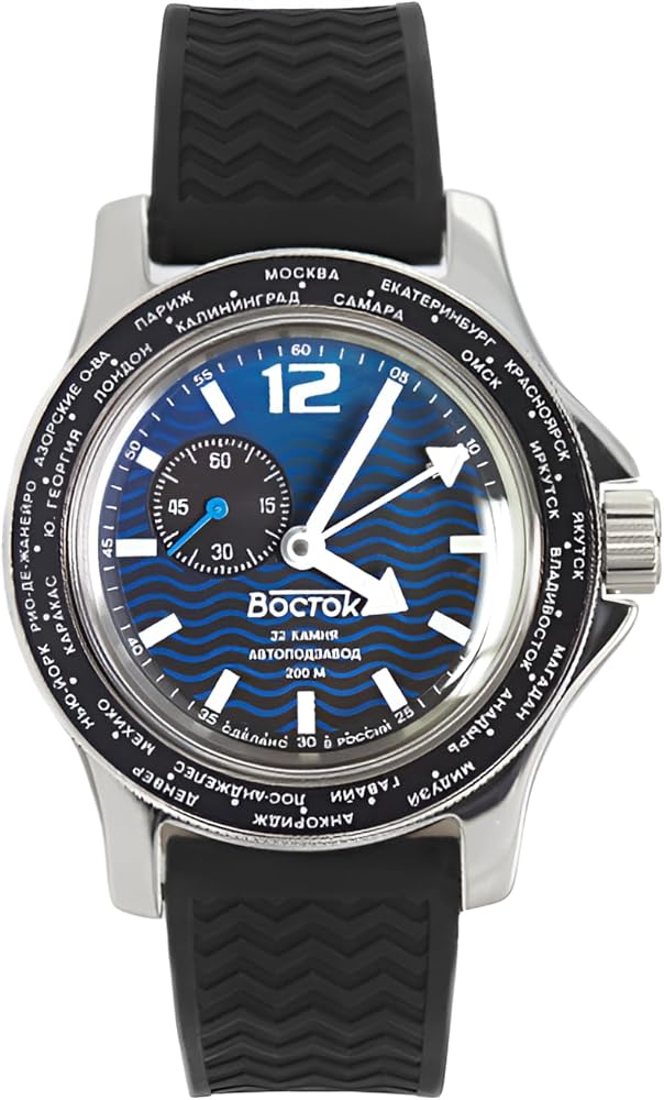 Amazon.com: Vostok Original Mens Watch Amphibia 13004V Mechanical