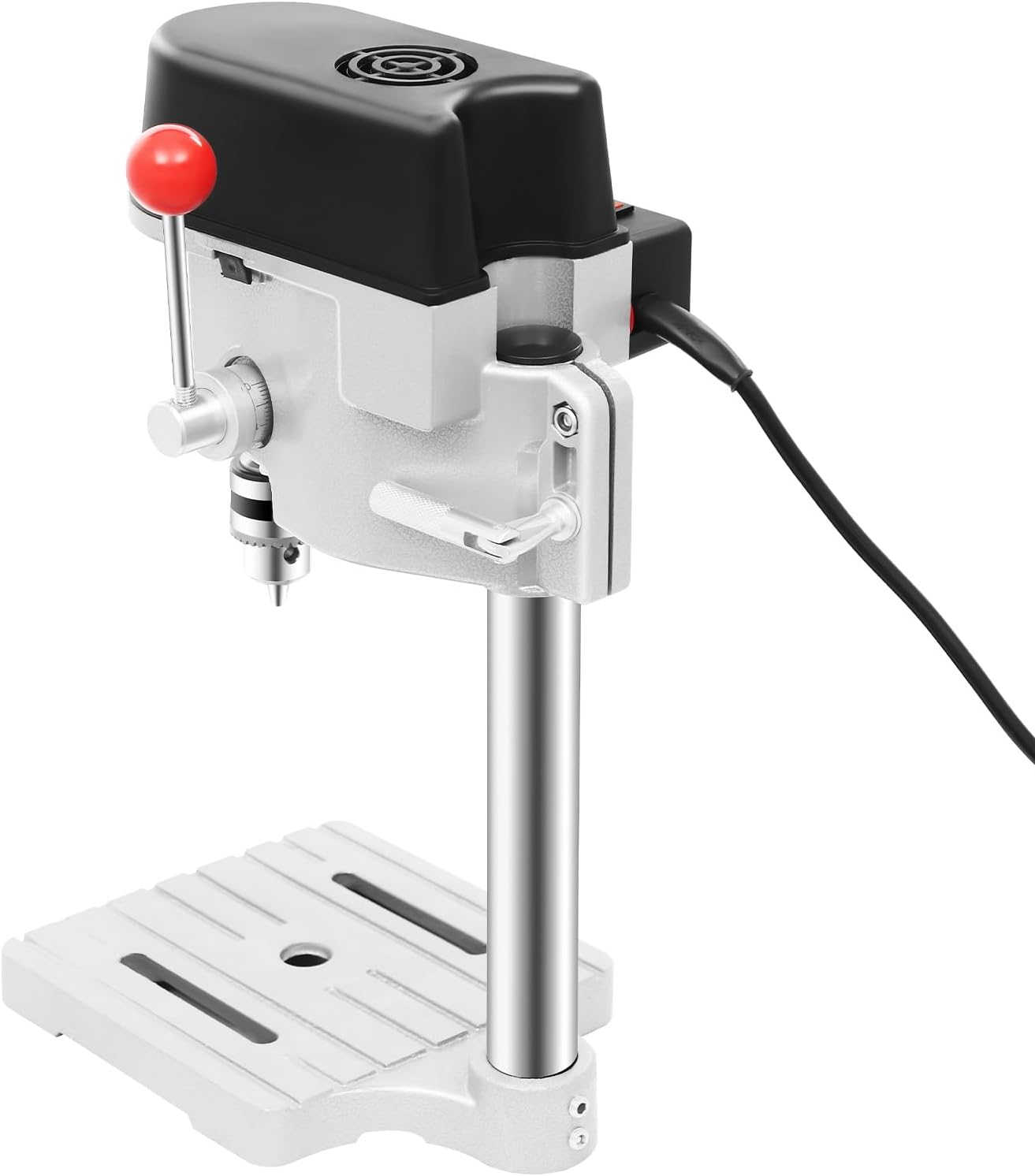 Mini-Tischbohrmaschine Tragbare Tischbohrmaschinen 340W 220V Elektrische St nderbohrmaschine Max. Bohrtiefe 0.98 in 3 Geschwindigkeiten Einstellbar f r DIY Handwerk oder M bel