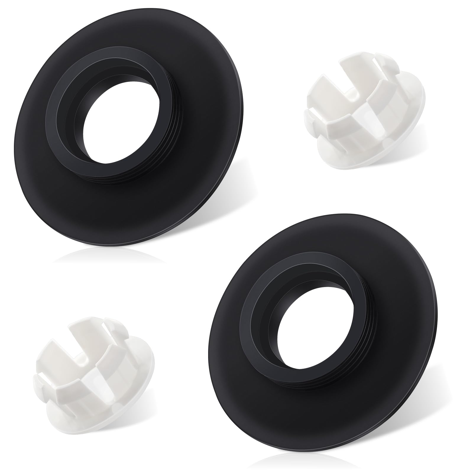 Flush Valve Seal for Ideal Standard SV01967, Replacement kit, 2 Pcs Black, 71mm x 71mm x 13.5mm