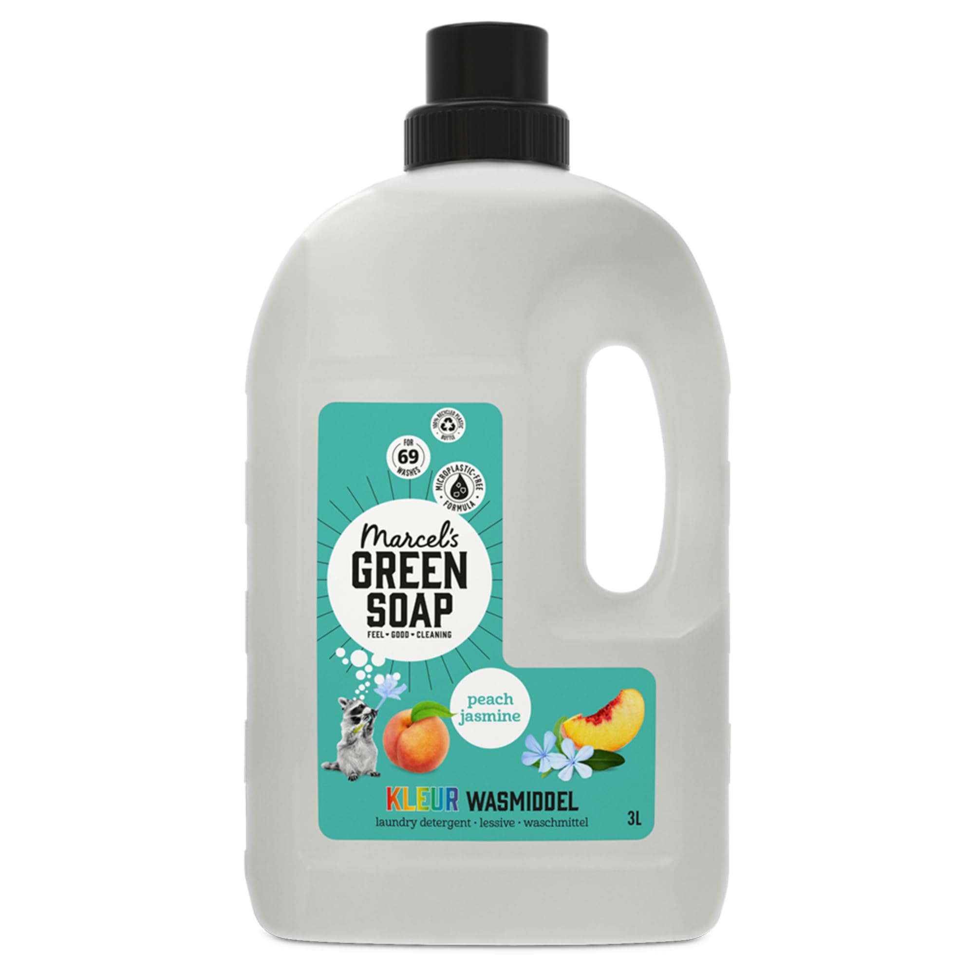 Marcel's Green Soap Laundry Liquid Colour Peach & Jasmine 3L