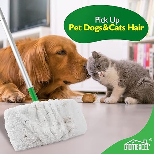 Miniatura 6 de HOMEXCEL Almohadillas de microfibra reutilizables compatibles con Swiffer Sweeper, repuestos de almohadillas húmedas lavables para uso húmedo