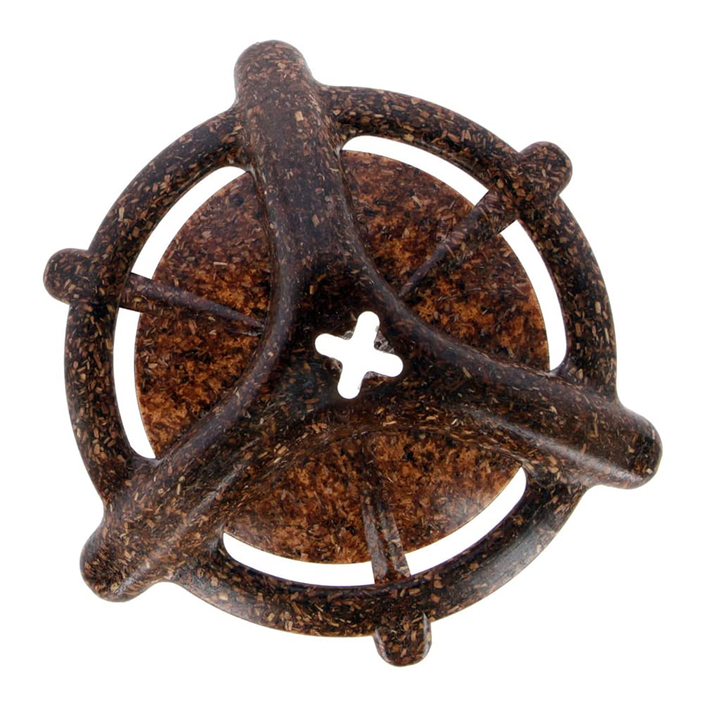 Kerbl 22638 Natur Beißring ohne Aufhängekette, 18cm Ø, 50 Stück