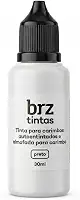 Tinta para Carimbo 30ml [Preta] – Secagem Rápida & Alto Rendimento | Compatível com Carimbos Automáticos e Almofadas (Nykon, Trodat, Colop) – Fórmula à Base de Água sem Óleo – BRZ Office
