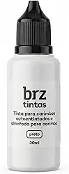 Tinta para Carimbo 30ml [Preta] – Secagem Rápida & Alto Rendimento | Compatível com Carimbos Automáticos e Almofadas (Nykon, Trodat, Colop) – Fórmula à Base de Água sem Óleo – BRZ Office