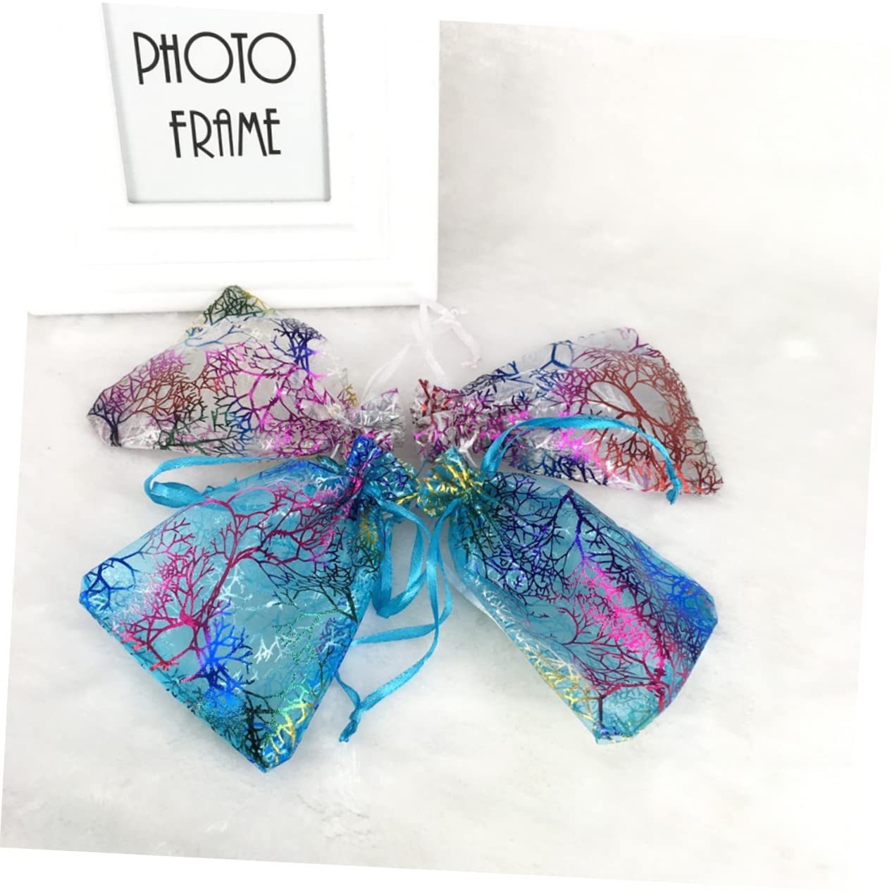 Healeved Lot De 3 Pochettes En Organza Avec Cordon De Serrage Pour Bijoux Dragées De Mariage Bonbons 100 Pièces X 3