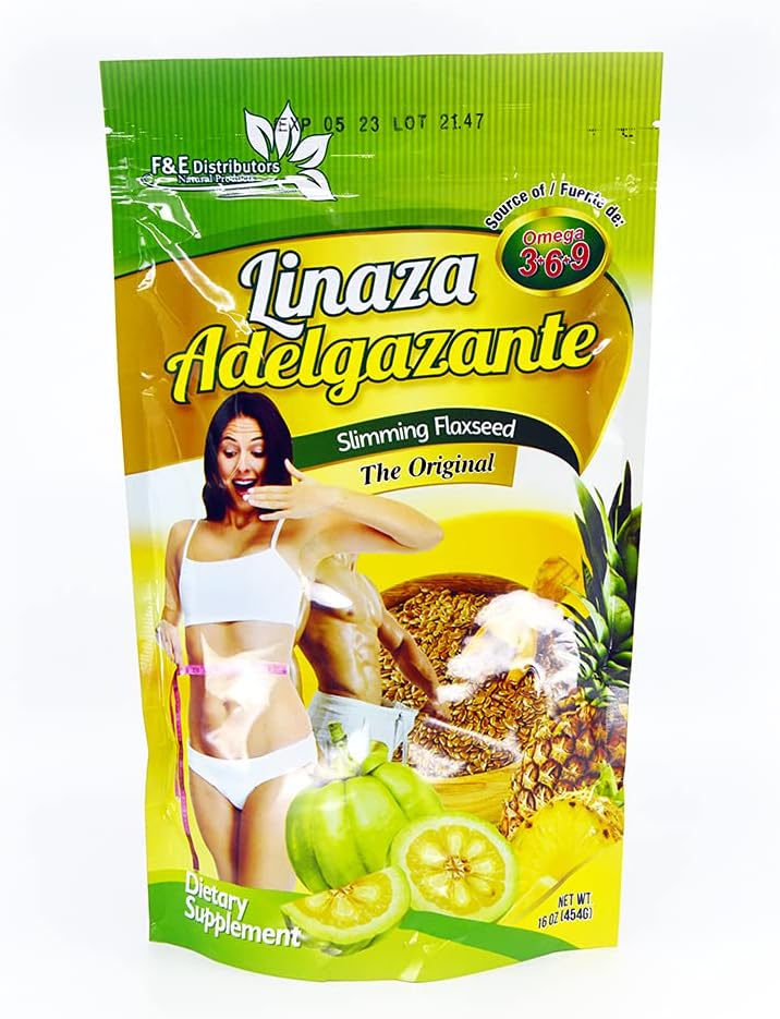Linaza Adelgazante - Slimming Flaxseed by Farcom / Powder / 16oz - 454gr