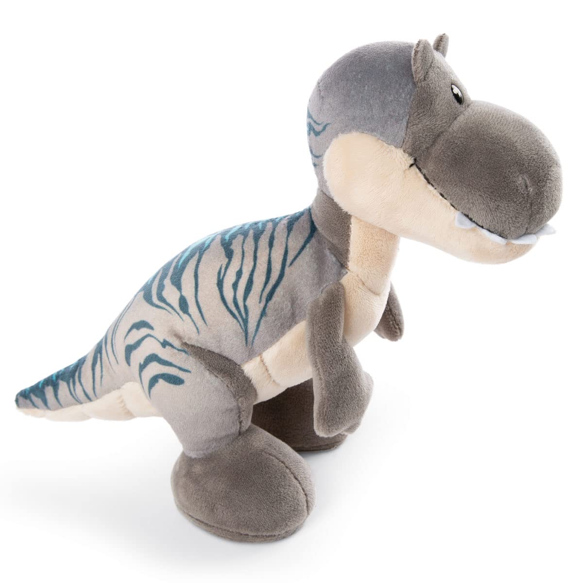 NICI Kuscheltier Dino Tony-Rex 45 cm – Stofftier aus weichem Plüsch, niedliches Plüschtier zum Kuscheln und Spielen, für Kinder & Erwachsene, 48816, tolle Geschenkidee, grau