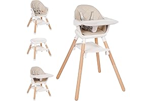 6 in 1 Convertible Neutral High Chair