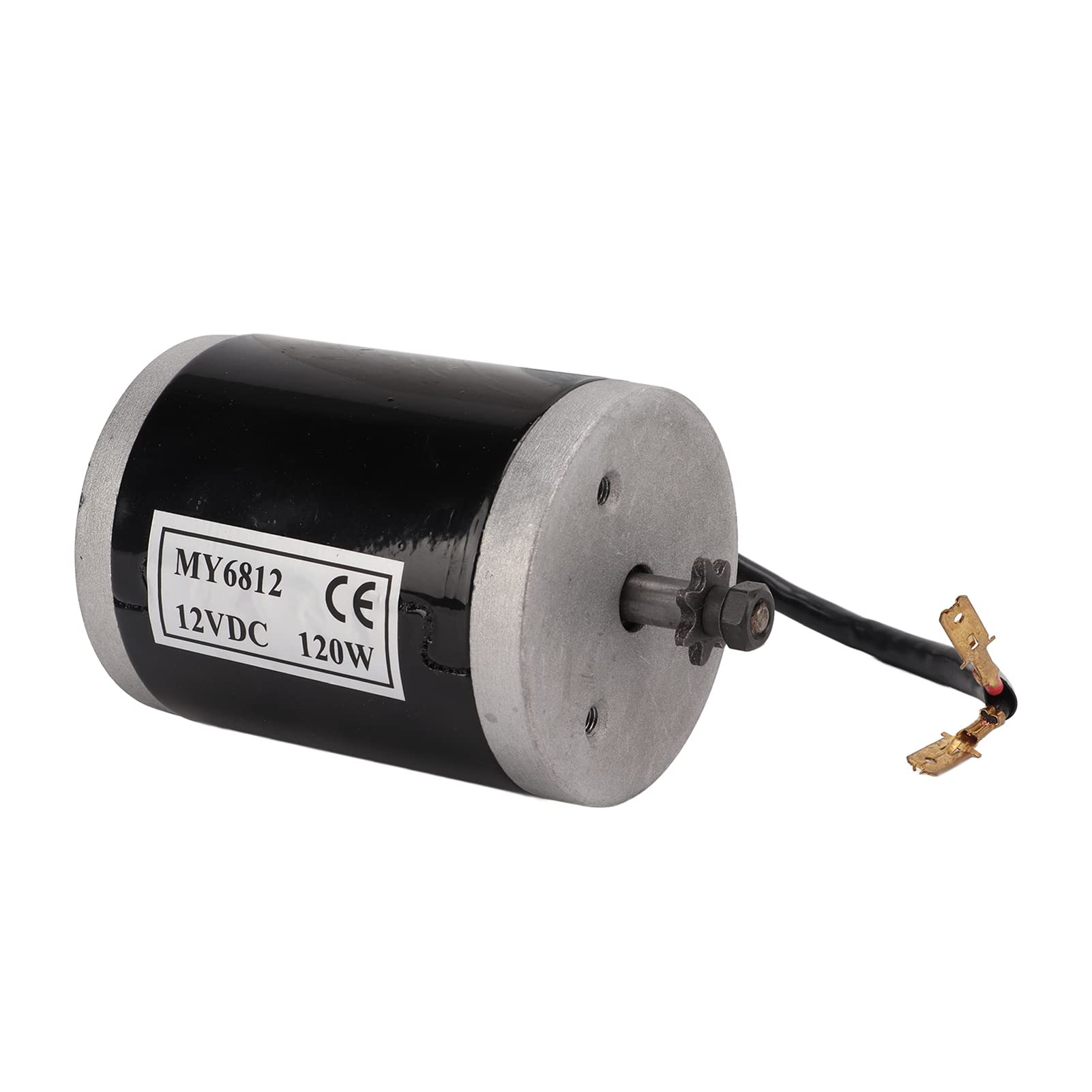 SPYMINNPOO Electric Brush Motor,12V 120W Aluminum Brush DC Replacement Motor for Electric Scooter Tricycles Riding
