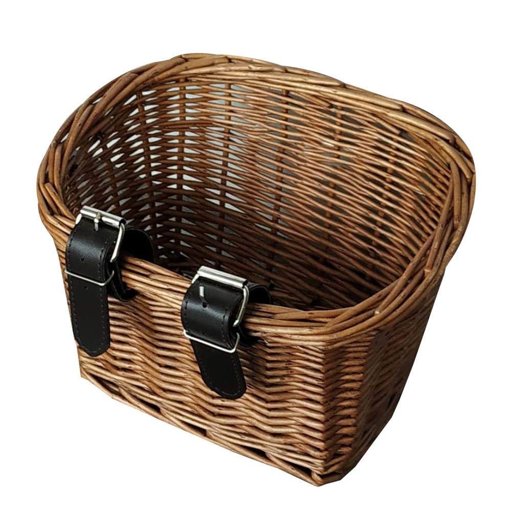 rattan bicycle basket