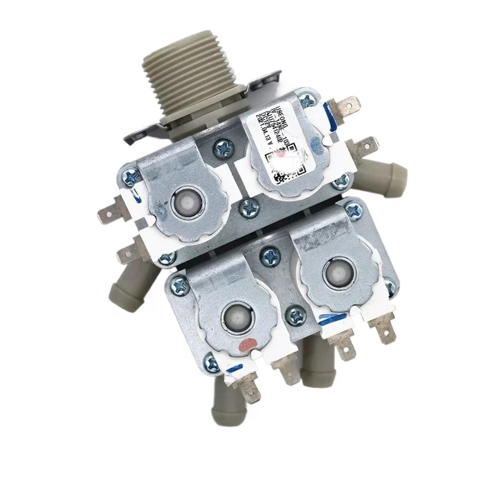 Válvula de entrada de lavadora válvulas solenoides DC12V, compatibles con LG, piezas de repuesto for lavadora de tambor(4water outlets)