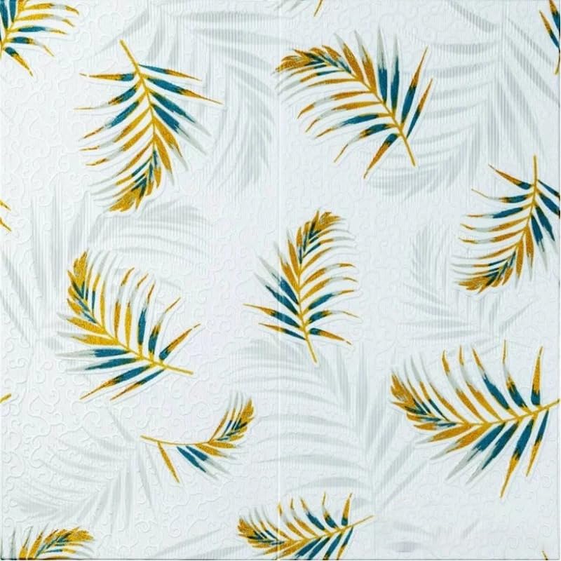 Image of Barebeauty 3D Wall Panel Wallpaper, Self Adhesive PE Foam Brick Sticker, Waterproof Wall Covering for Home Decor, 70 x 70 cm (Pack of 4, 21.08 Sq. Ft. Approx)