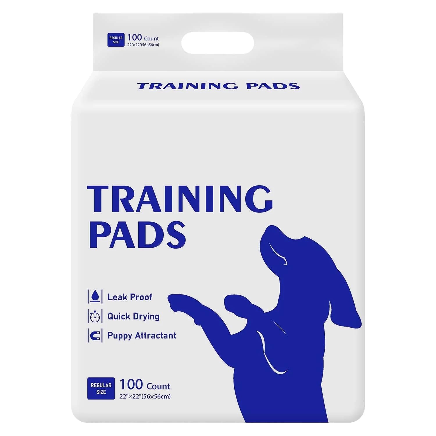 Disposable Puppy Pads 100 Count, 22"x22" Pee Pads for Dogs Potty Training, Odor Block Pet Pads,Super Absorbent Puppy Pads