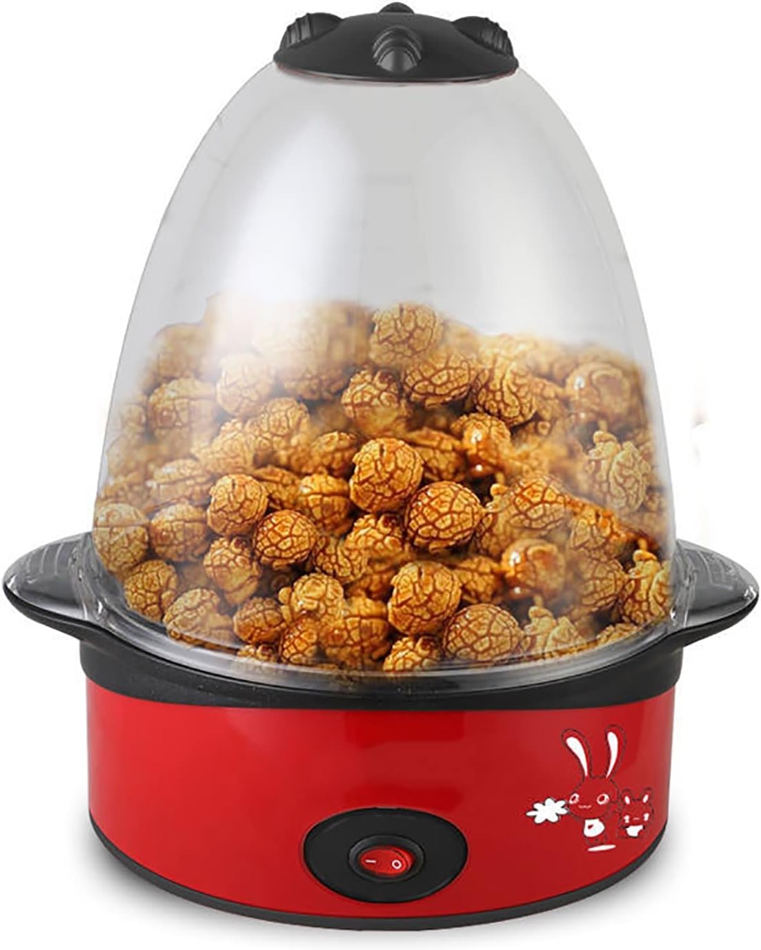 Elektrischer PopcornMaker Mit Servierschale Mit Zucker & Öl 5L Popcorn
