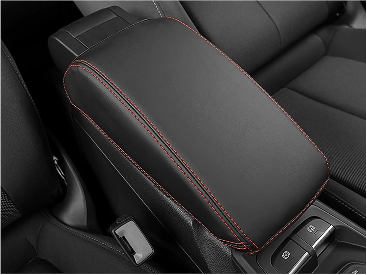 Car Armrest Box Cover Compatible with Q2 2018-2022 Central Control Armrest Storage Box Pad Auto Interior Q2 Accessories