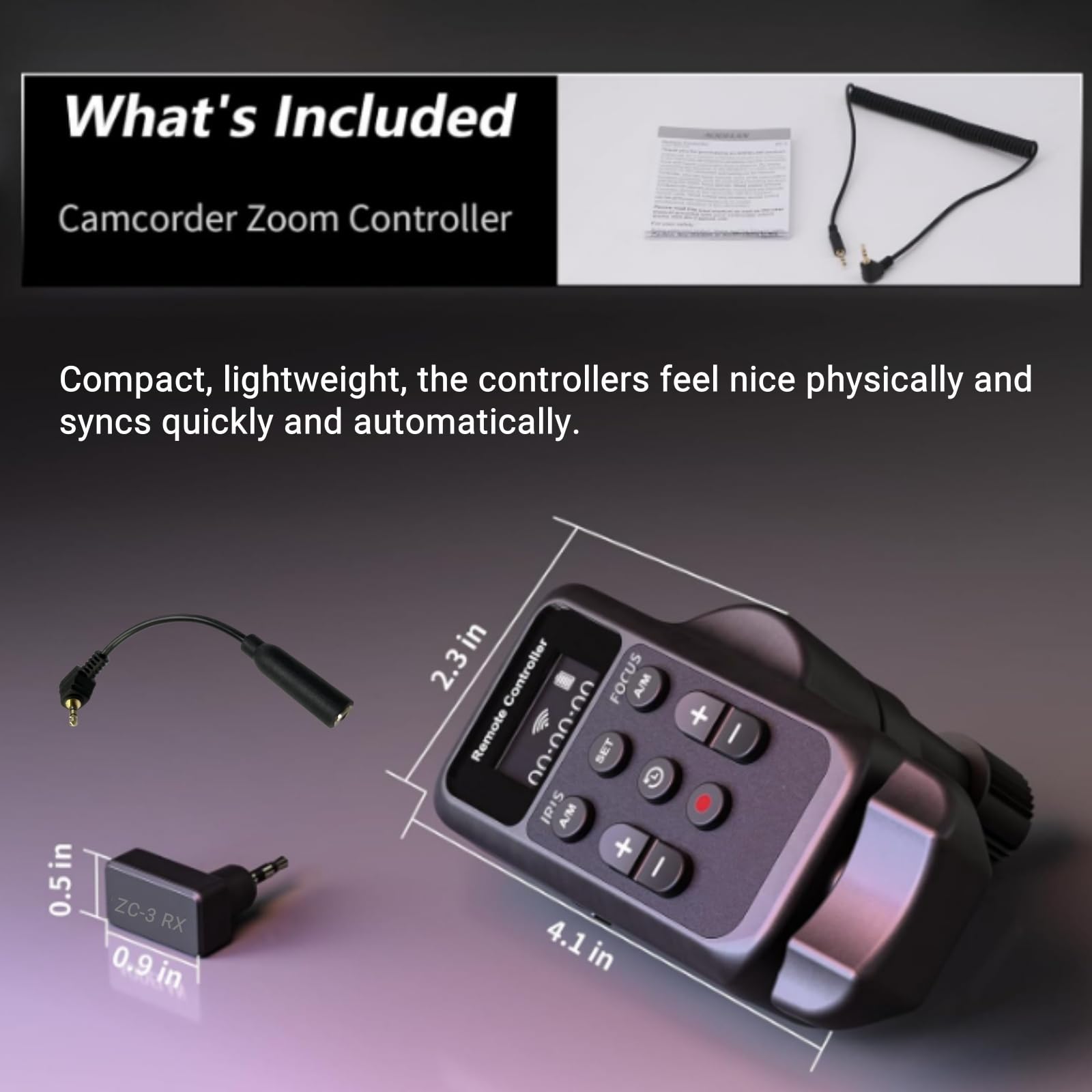 Amazon.com: Wireless LANC Controller Camcorder Remote Control for