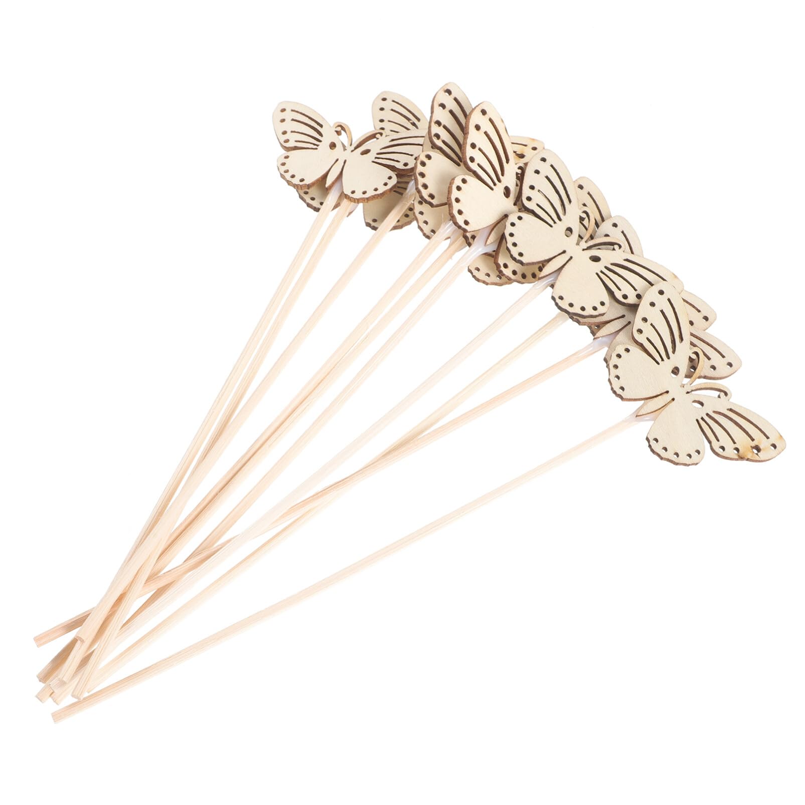 Uonlytech 10pcs Decor Essential Oil Diffusers Butterfly Diffuser Oil Diffuser Essential Oils Diffuser Refill Oil Diffusers for Home Diffuser Stick Aromatherapy Air Freshener Wood Office