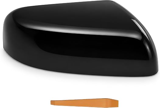 Mirror Cover Compatible with 2016-2019 Ford Explorer Driver, Black