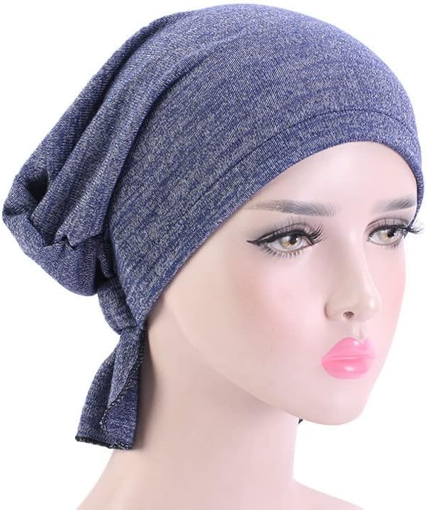 Pre Tied Head Scarves for Women Slip On Chemo Turban Hats Headwrap Caps for Cancer Hair Cover - Image 3