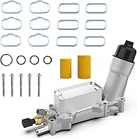 KERIOLEE 926-876 Aluminum Engine Oil Cooler & Filter Housing Adapter for 2011-2016 Chrysler 200/300, Dodge Charger/Challenger, Jeep Wrangler - Replaces 68105583AF