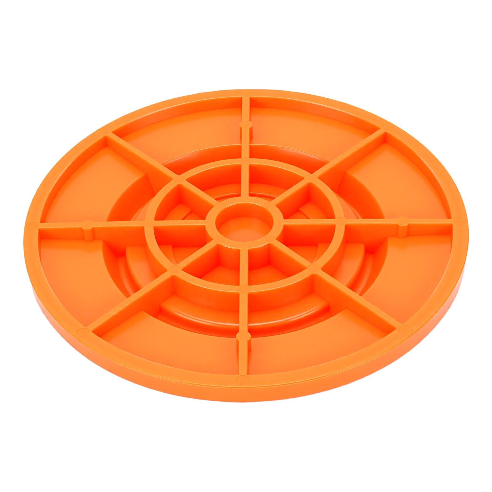 4pcs Tappeti di Livellamento per Rossi Piedini Rotondi 20cm Antiaffondamento Resistenti per Gambe Stabilizzatrici di Rimorchi in PP Rinforzato
