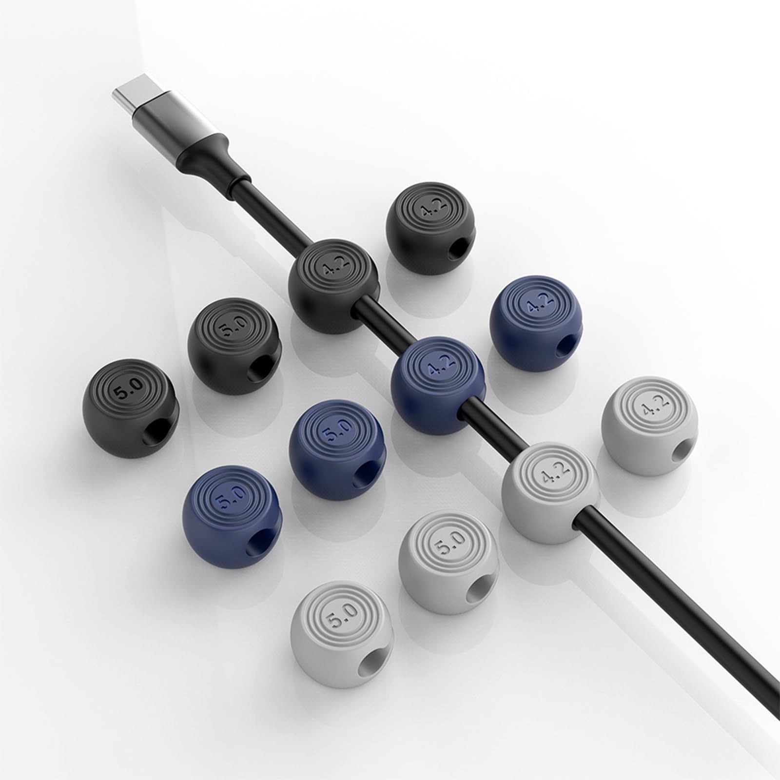 コードオーガナイザー データケーブルワインダー 18個セット