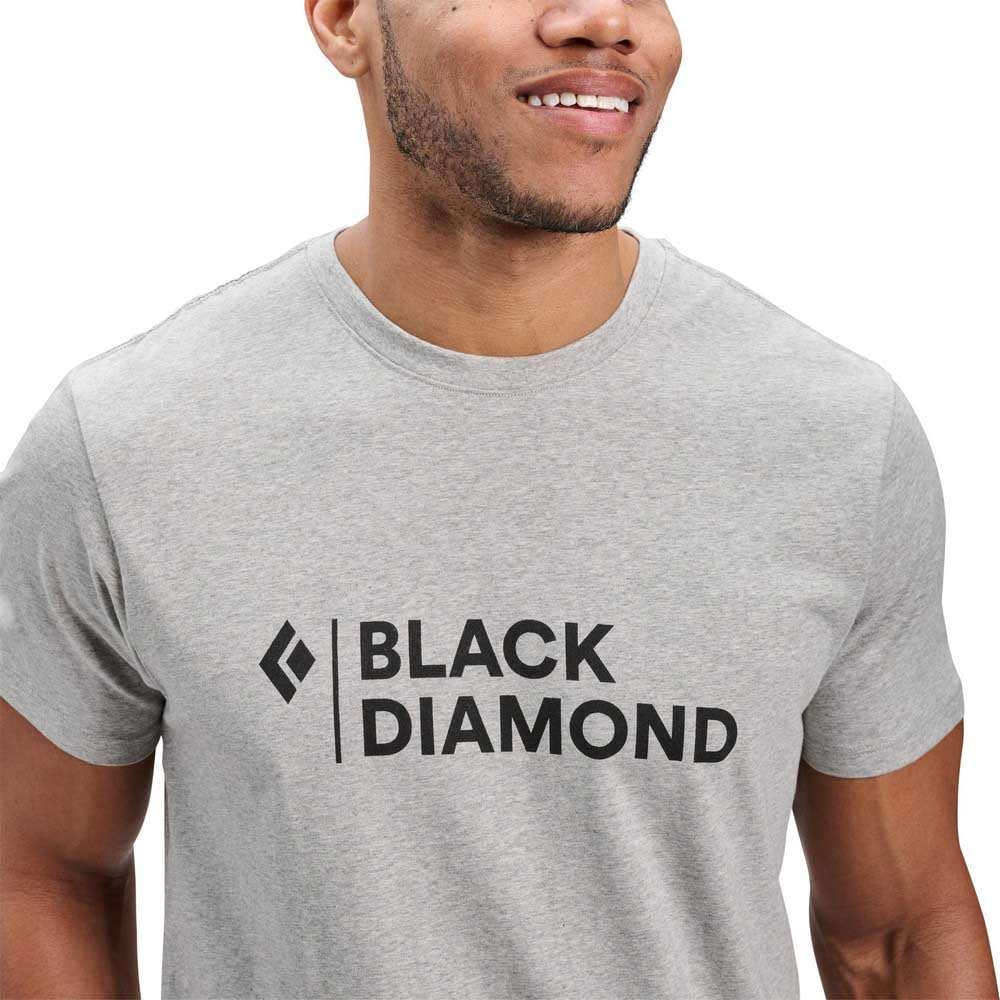Black Diamond Herren Mini Stacked T-Shirt, Nickel Heather, L