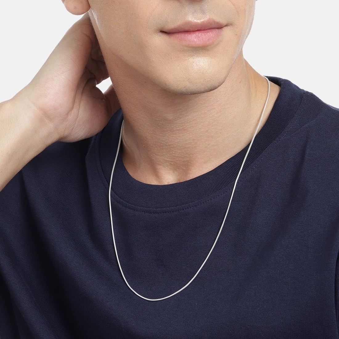 925 Silver Oxidized Plated Chain with 925 Hallmark