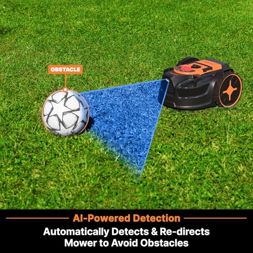 Image of LawnMaster OcuMow VBRM601YCM AD Robot Mower with Parallel Cutting