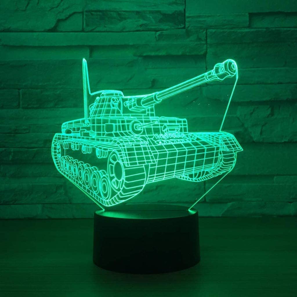 Veilleuse 3D avec interrupteur USB pour chambre à coucher, chevet, petite lampe de table, décoration de dortoir, veilleuse créative