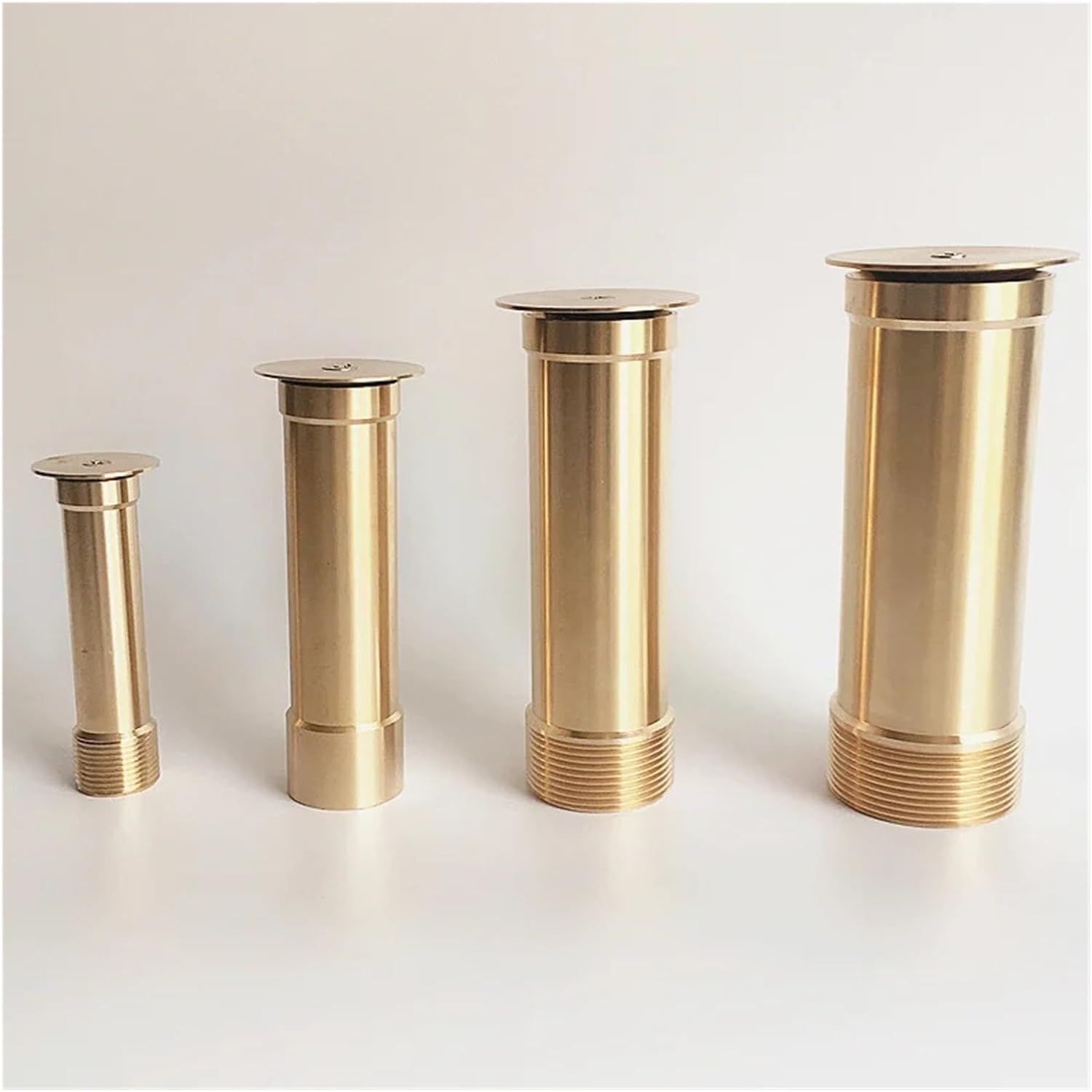 1/2" 3/4" 1" Brass Stainless Steel Mushroom Fountain Nozzles Garden Sprayer Head Pool Jet Nozzles Pond Fountain Head for Home Garden(1 (304SS Long))