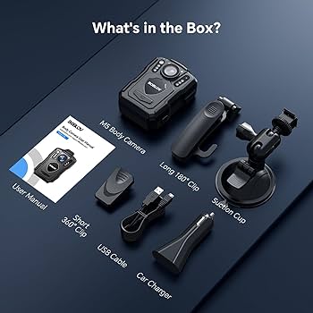 Amazon.com: BOBLOV M5 Body Camera, 2K Police Body Cam for