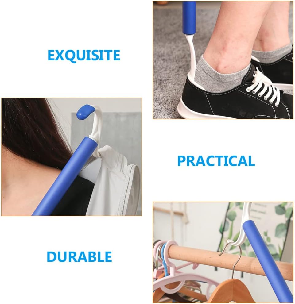 Ipetboom Elderly Sock Helper Dressing Aid Stick Shoehorn for Disabled Pregnant Women