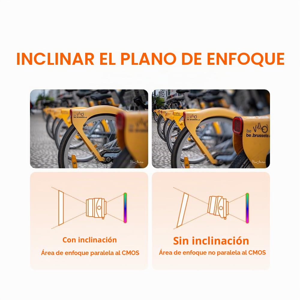 TTArtisan 35 mm F1.4 Tilt Shift Objetivo APS-C para EOS RF y R7, R10; formato completo para EOS R, RP, R5, R5C, R6, R6ii.