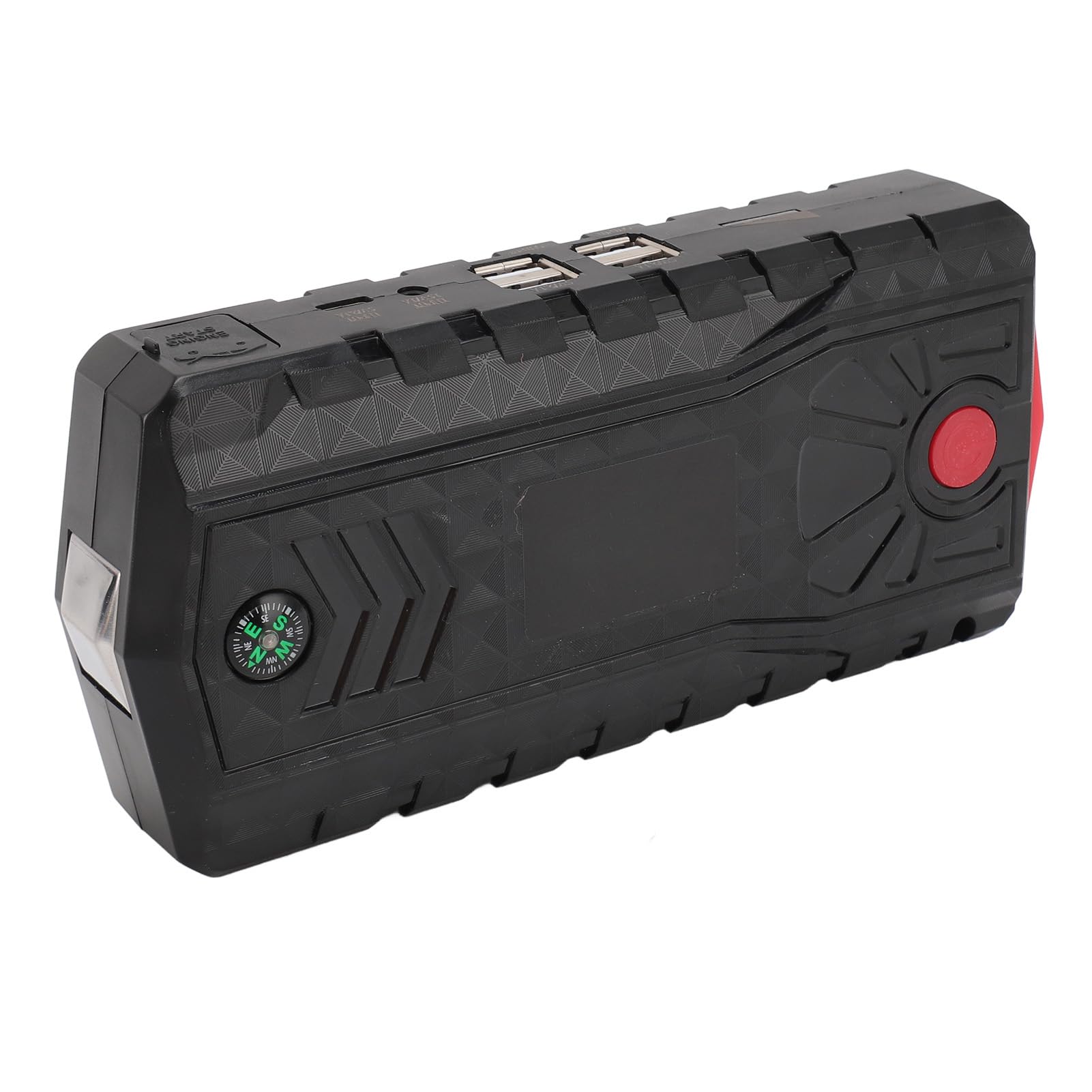 Cosiki Starter Akumulatora Samochodowego, 100-240 V 12 V, 4 Wzmacniacz Akumulatora USB, Szybkie Obciążenie, Profesjonalne światło LED z ładowarką ścienną do Silnika Diesla (wtyczka UE)