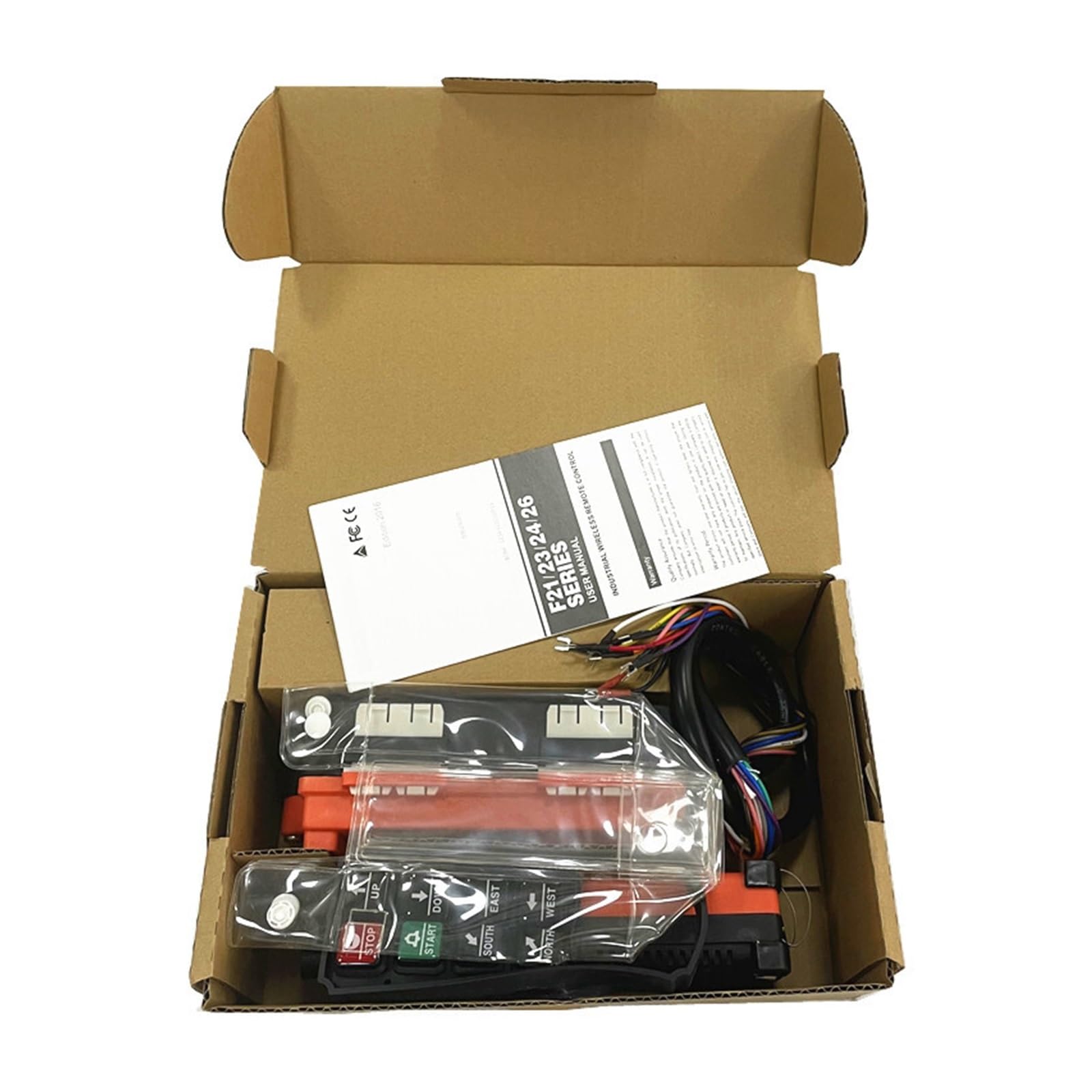 Controllore per Gru, Radiocomando wireless for gru industriale F21-E1B for sollevatore for camion 220/380AC | 38O UHF EN 2T1R