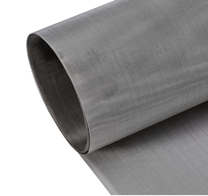 304 Stainless Steel Wire Mesh, 5 Mesh Metal Screen Mesh 19.6 inch X 8 ft(50cm X 244cm) Wire Diameter 0.8mm, Hard and Not Rusty Easy to Cut