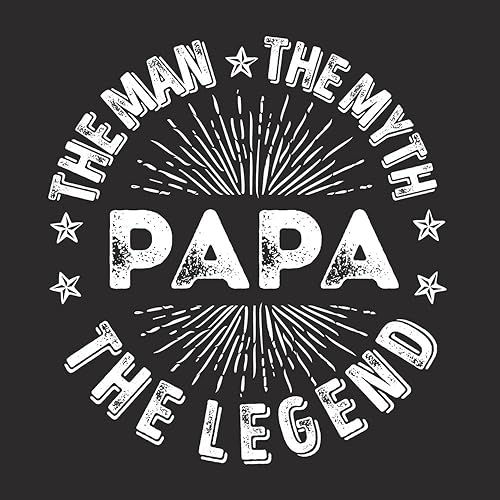 Miniatura 3 de Camiseta estampada con la leyenda The Man The Myth The Legend. Camiseta para papá, abuelo